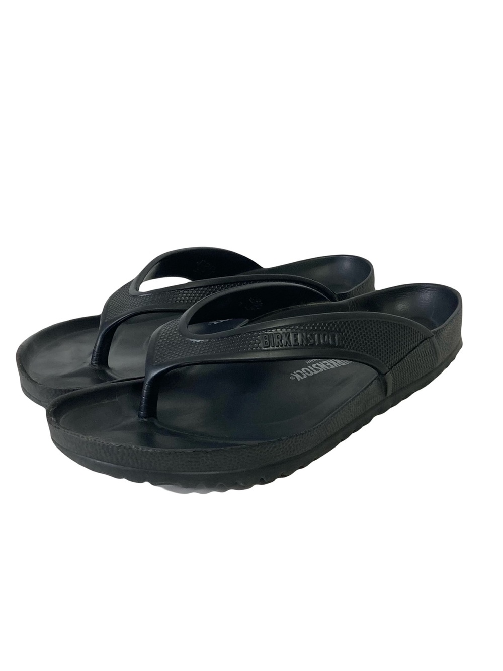 BIRKENSTOCK Sandals Women EU 44 Black Honolulu Eva thong